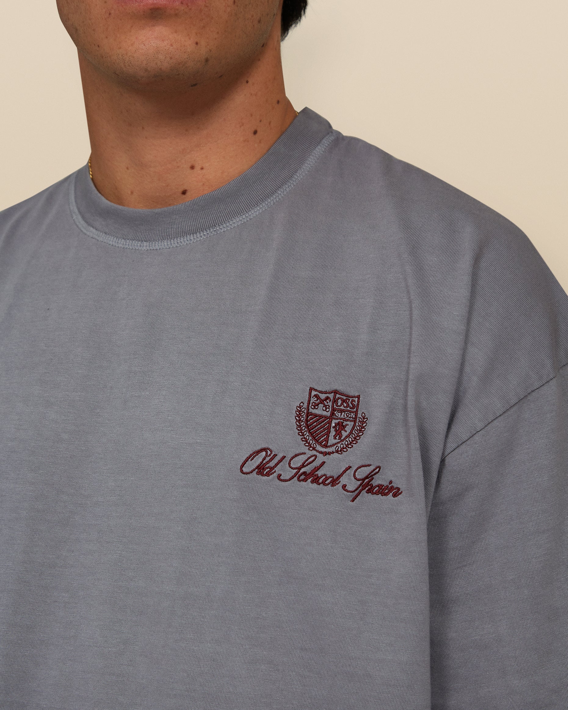 T-shirt gris royal