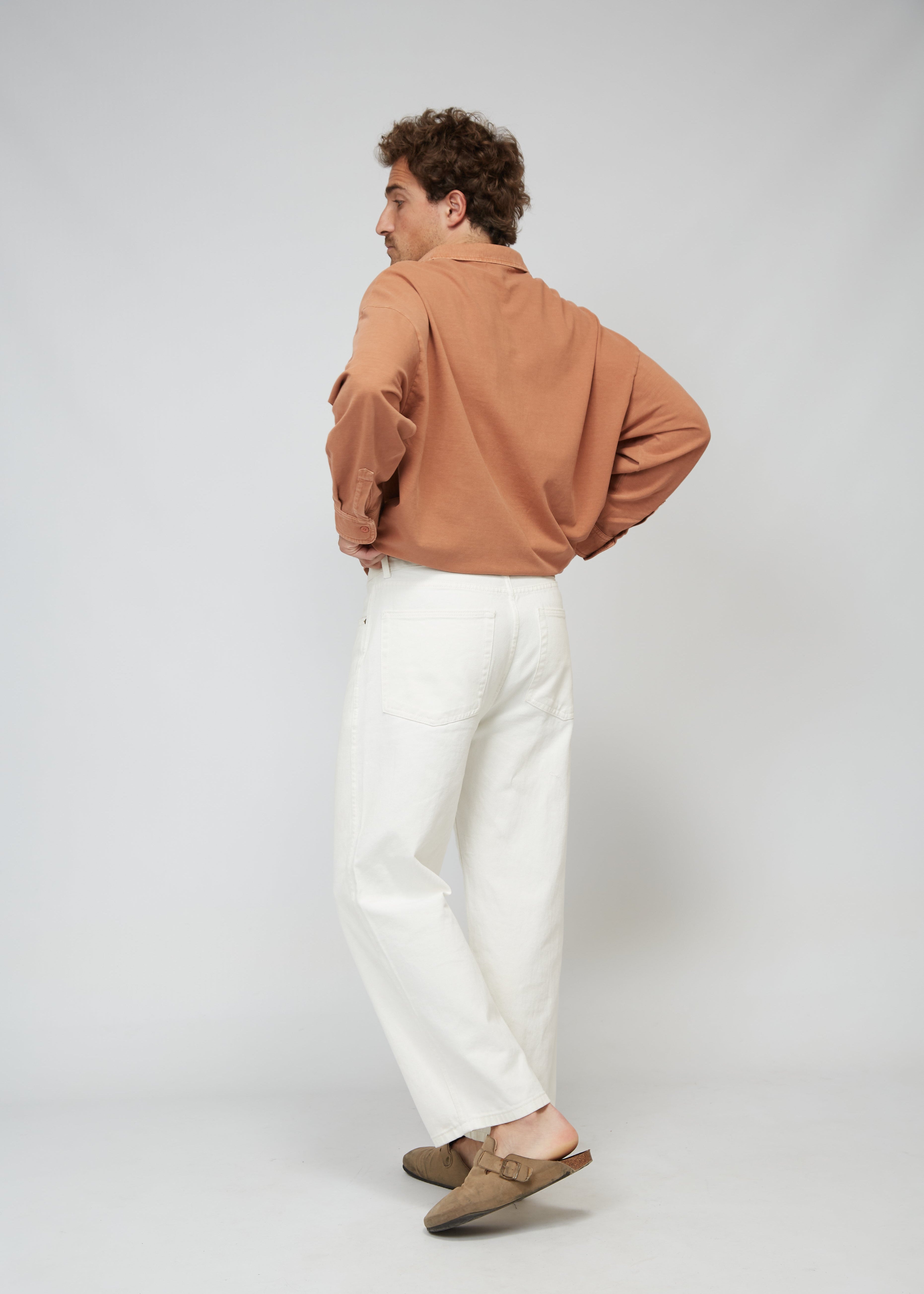 Pantalón Old's Denim blanco