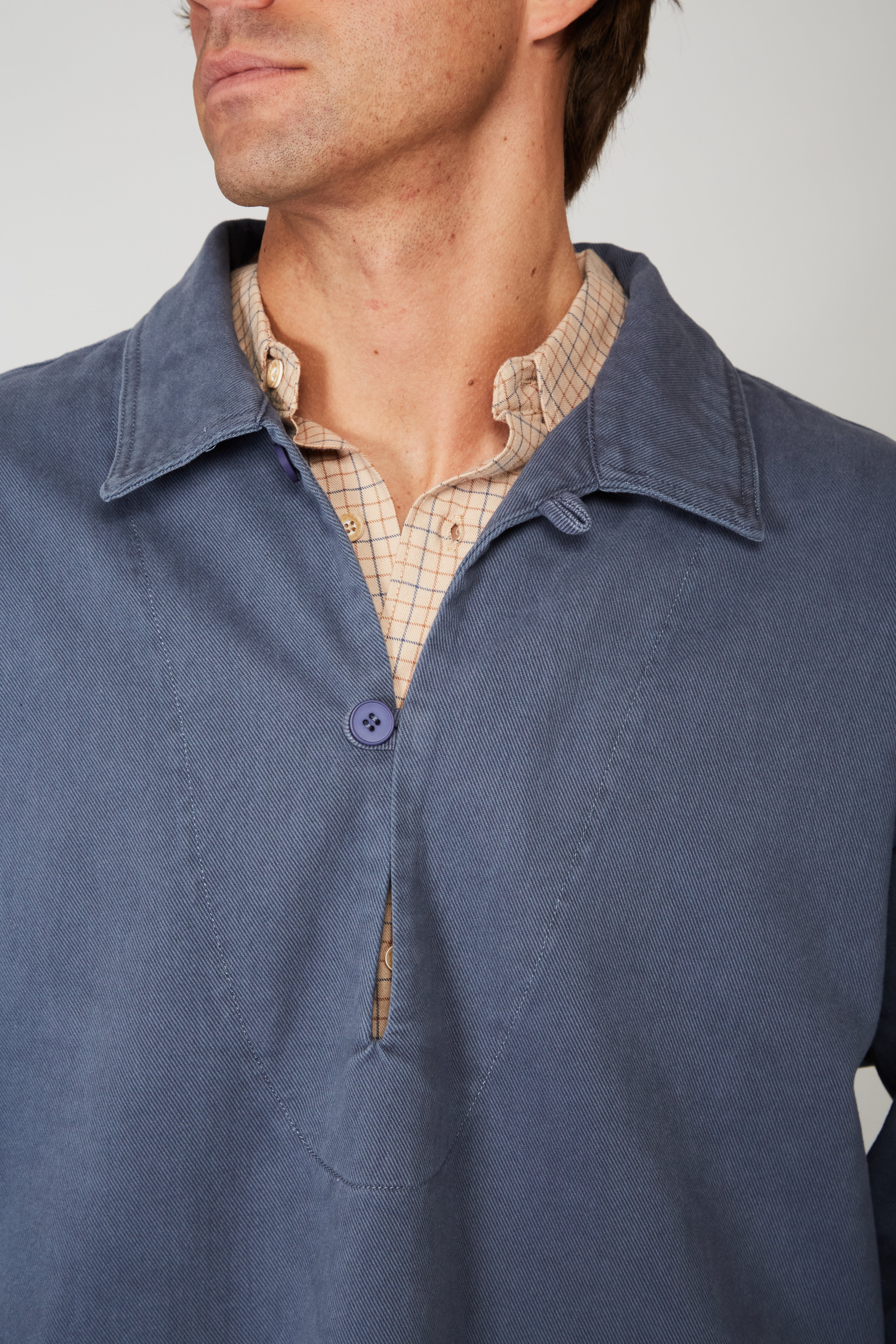 Veste en jean bordeaux