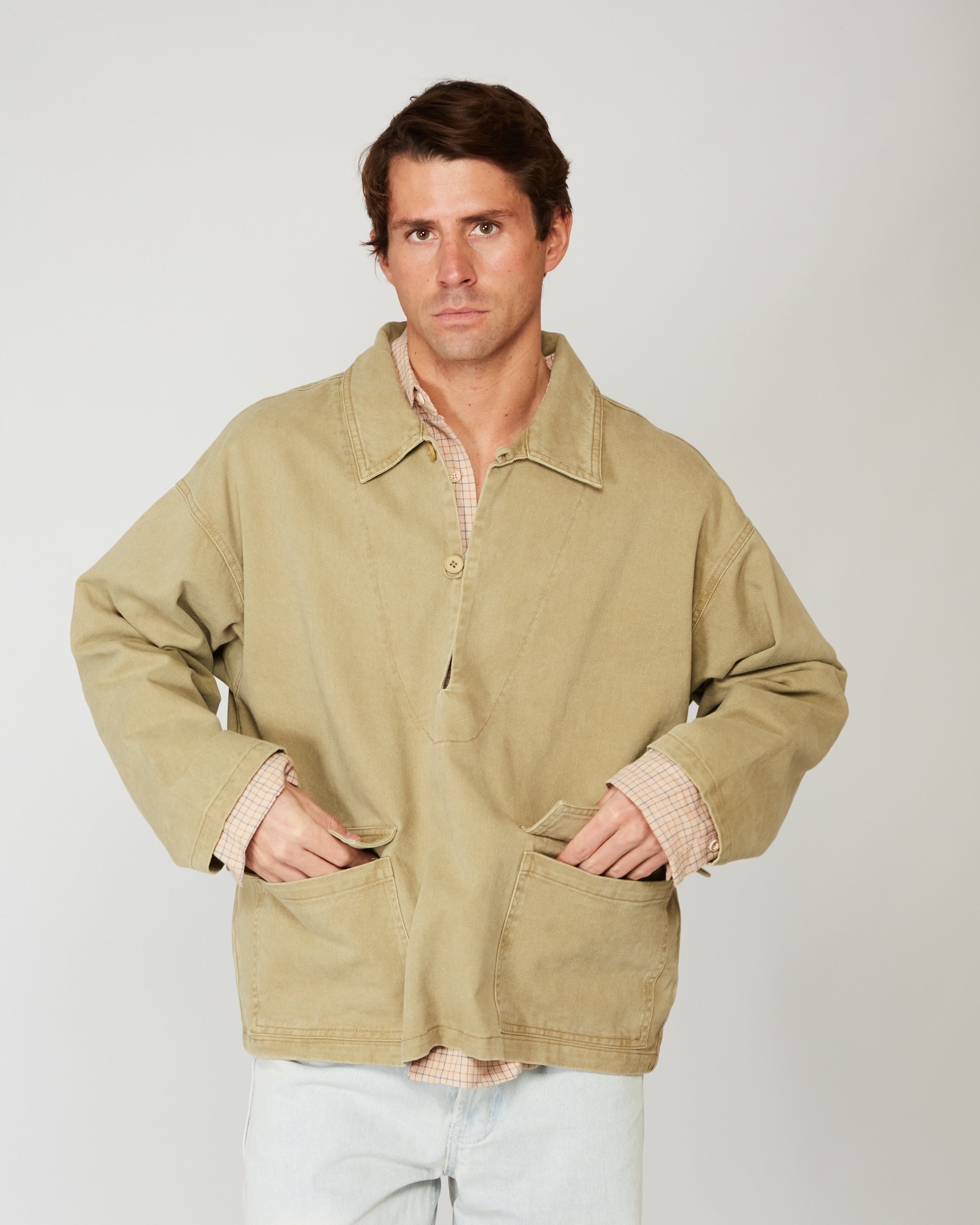 Veste en jean bordeaux