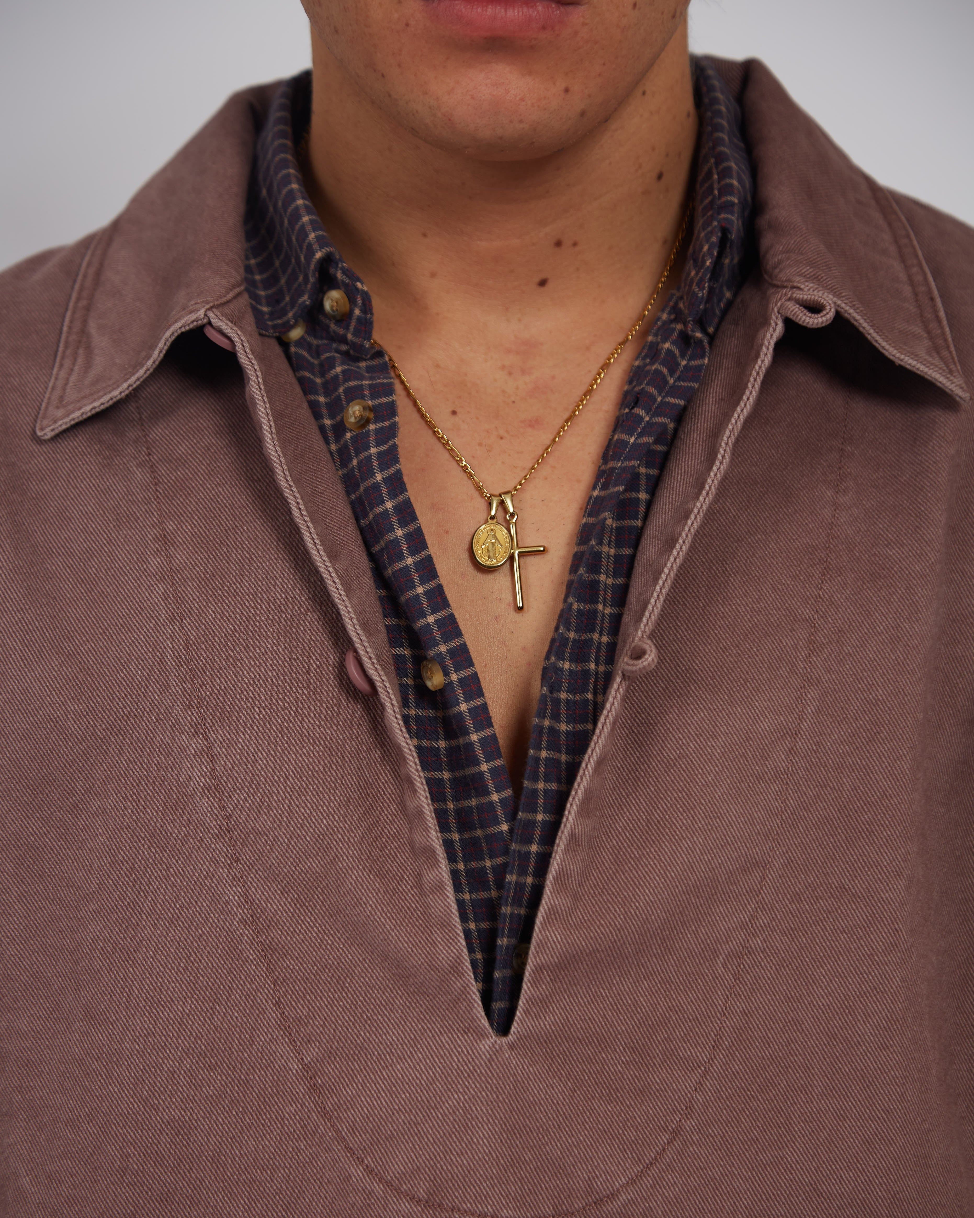 Veste en jean bordeaux