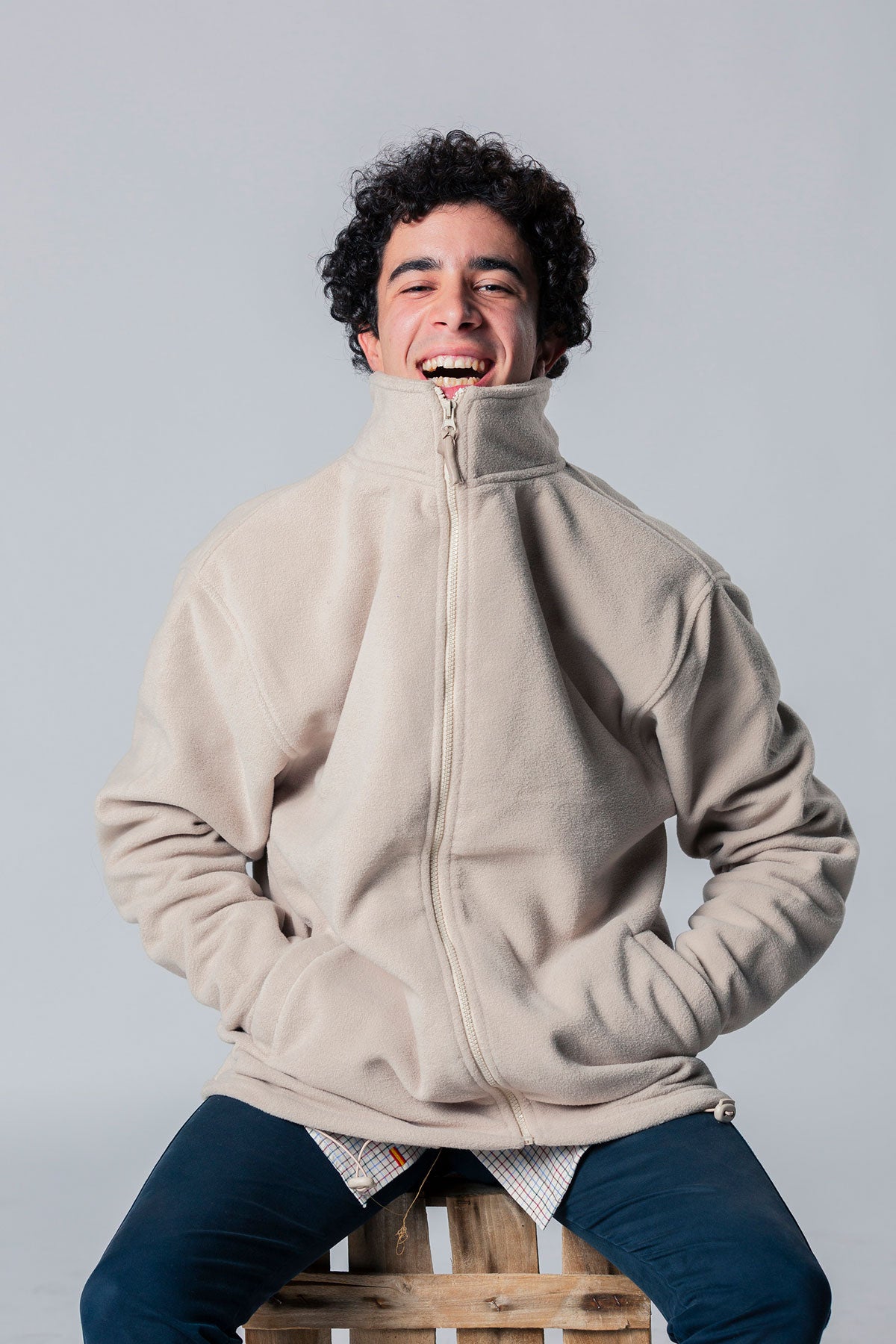 Forro polar Aire beige