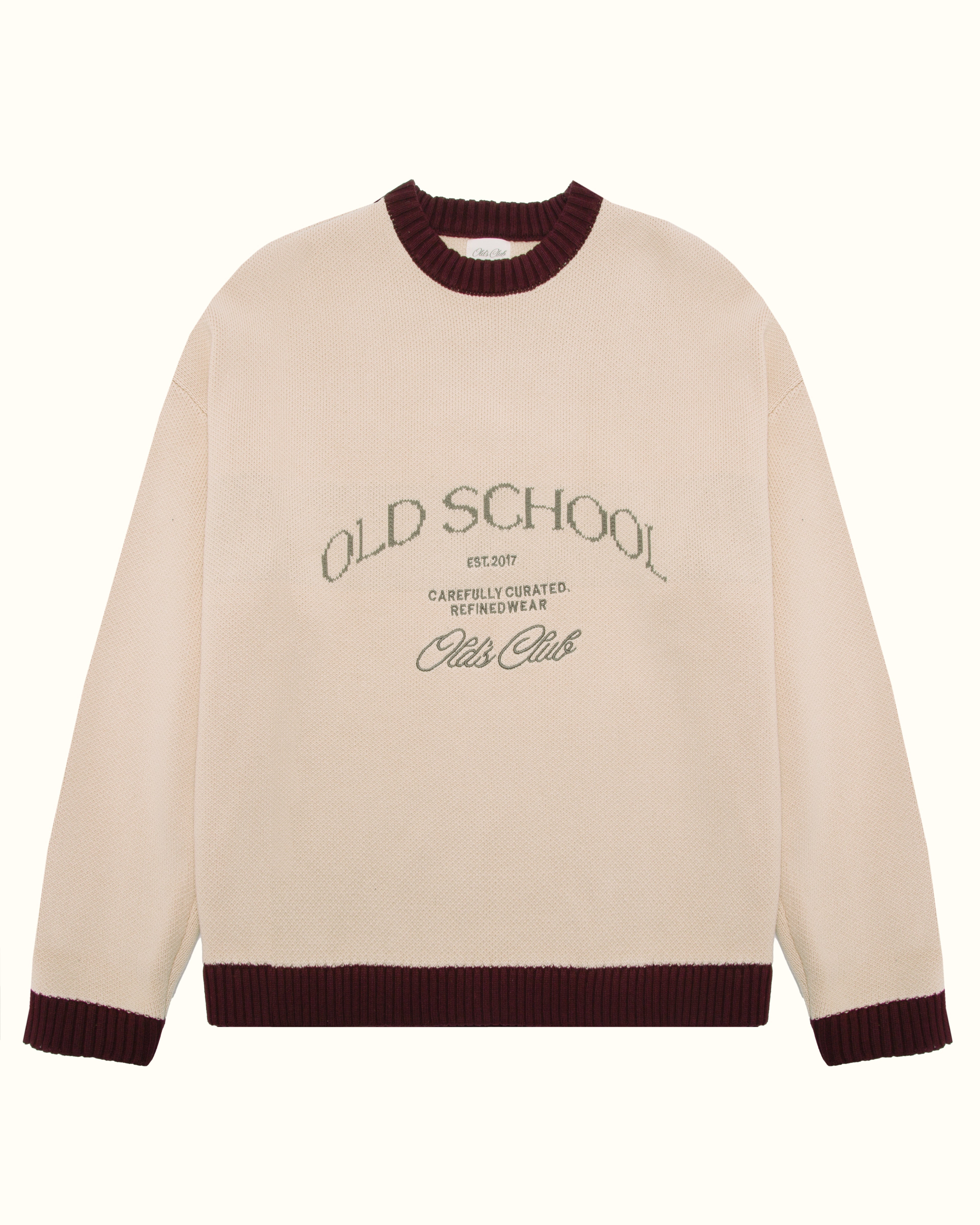 Jersey Beige/Vino Old's Club