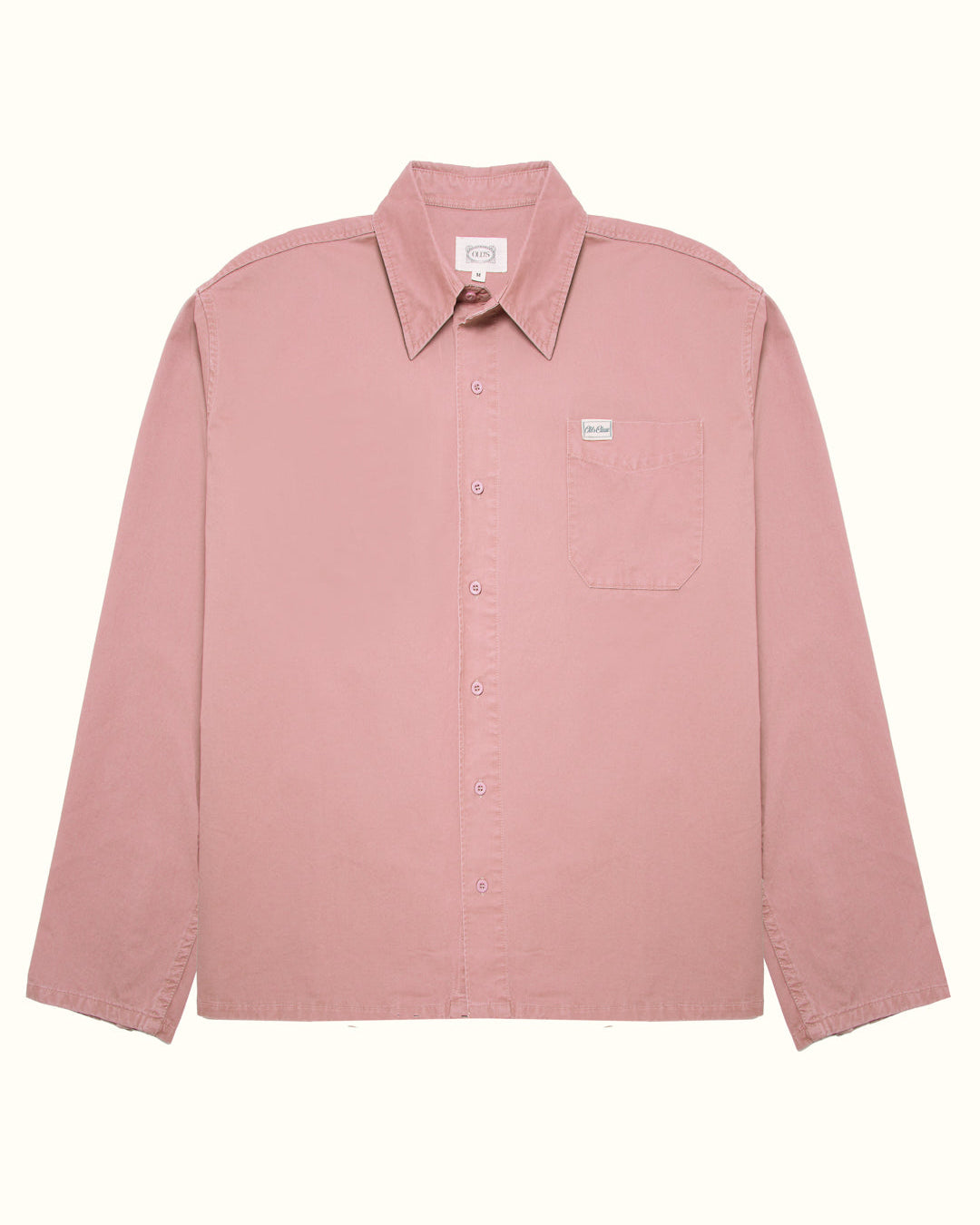 Camisa denim rosácea