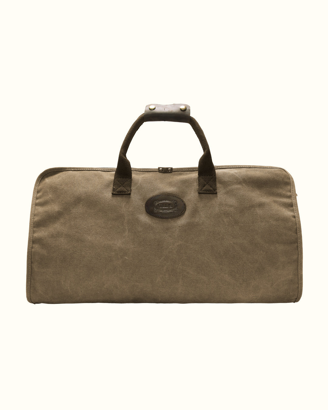 Beige travel bag