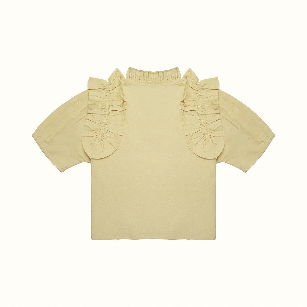 Blusa Lino Amarillo Cybele