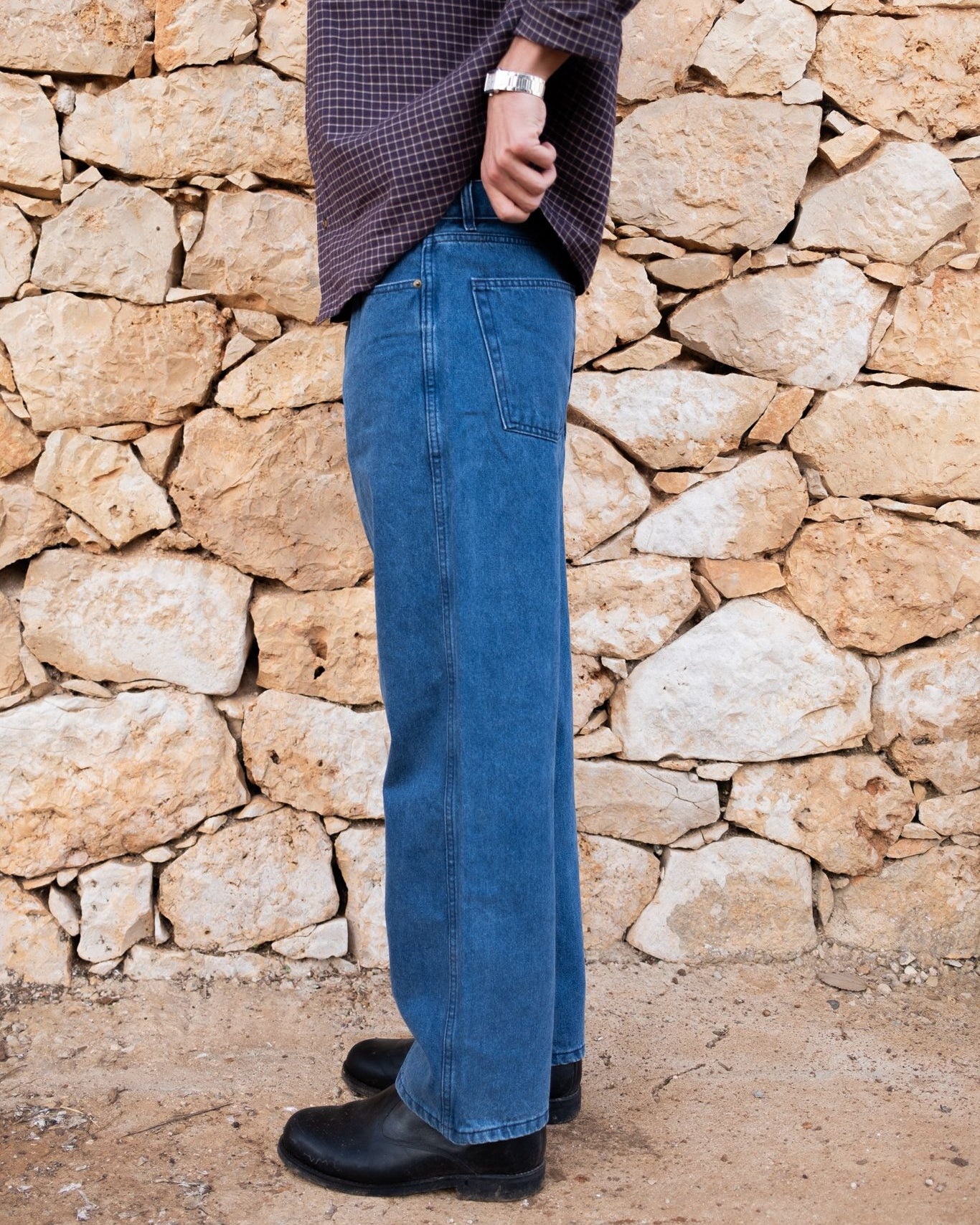 Pantalón Old's Denim oscuro