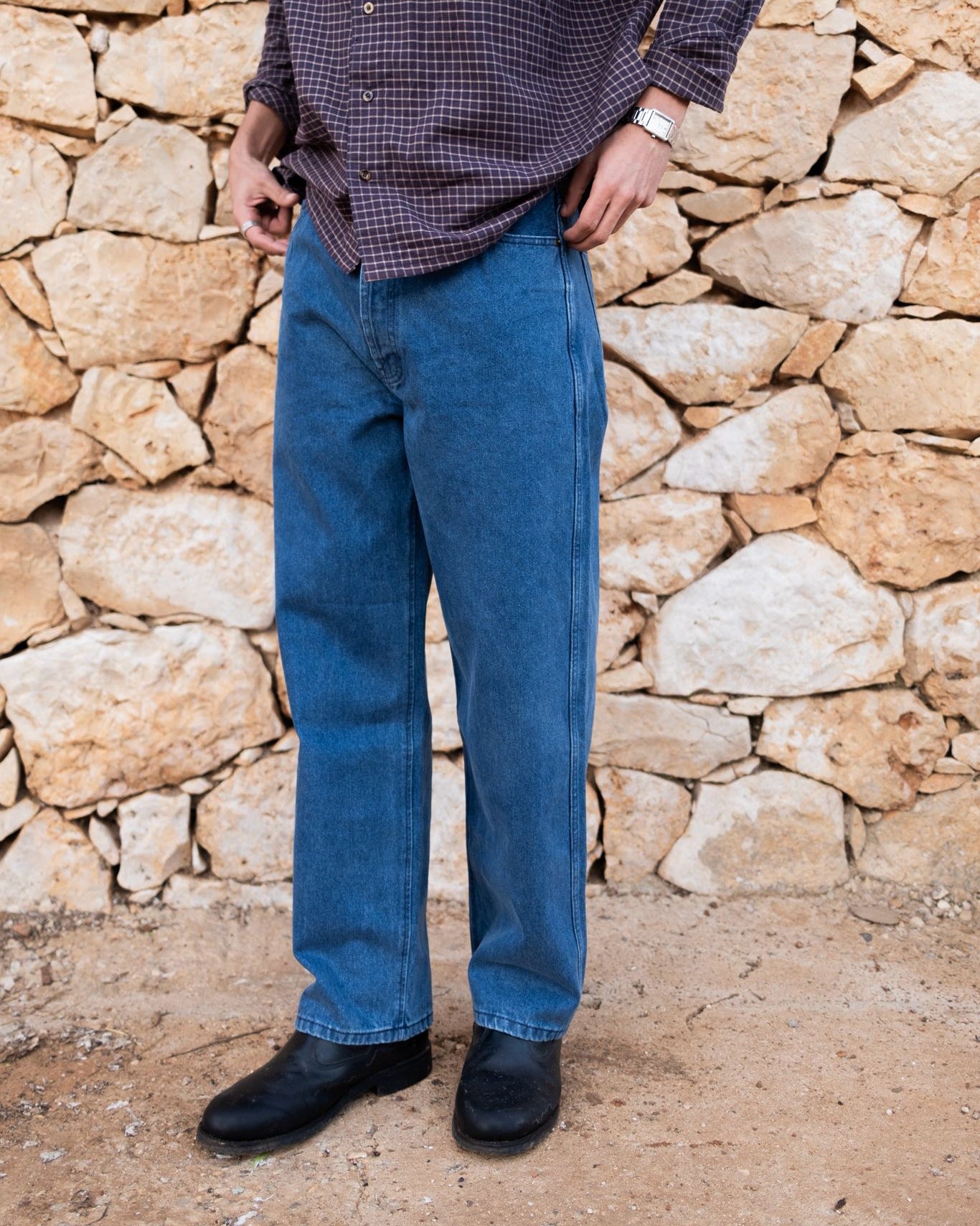 Pantalón Old's Denim oscuro