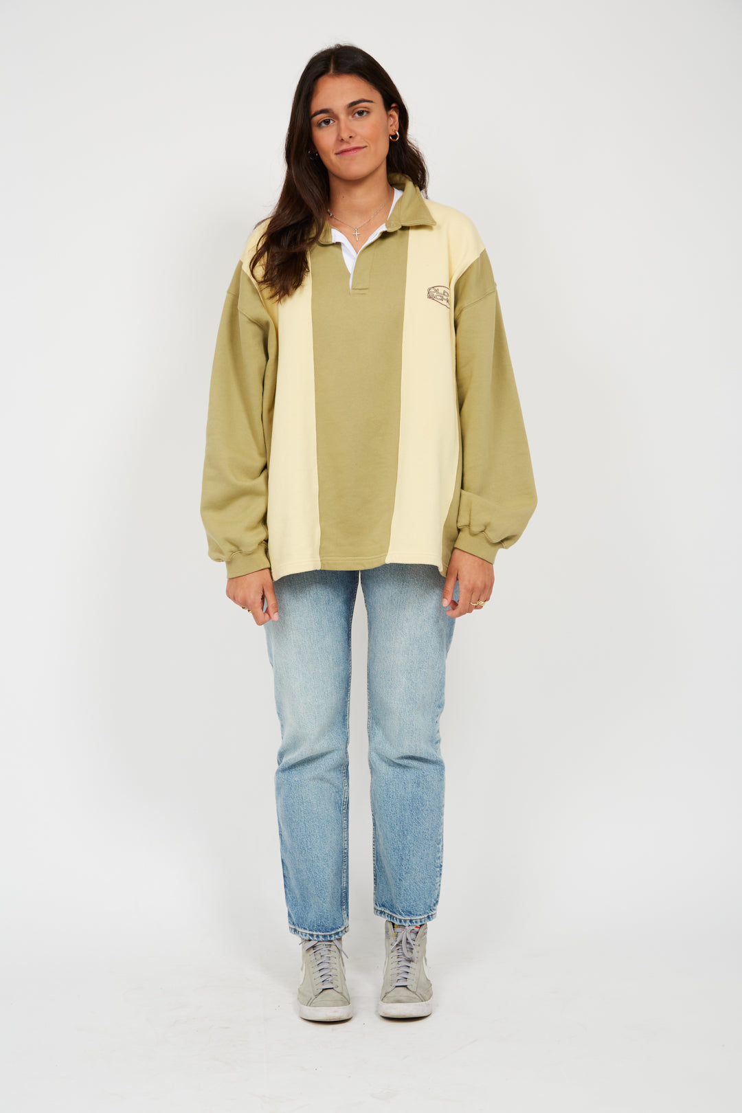 SUDAPO OVERSIZE BEIGE-GREEN