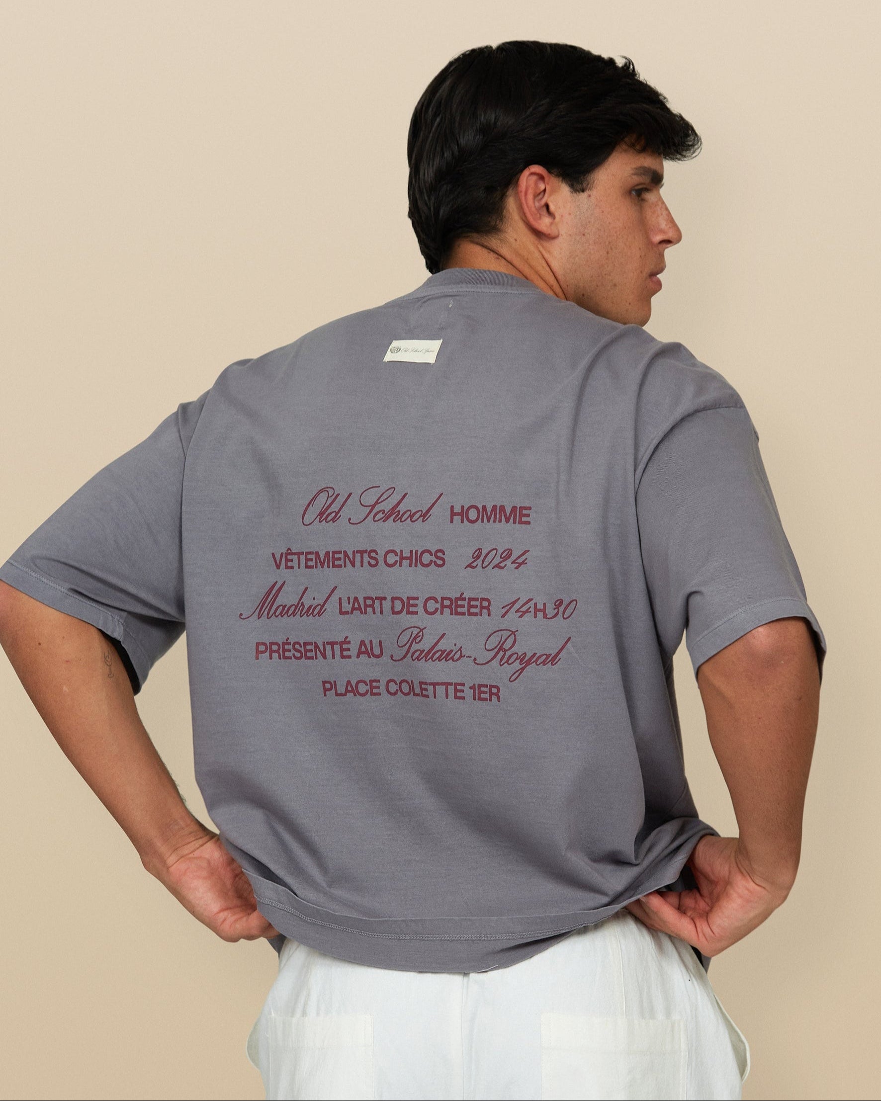 Camiseta Royal Gris
