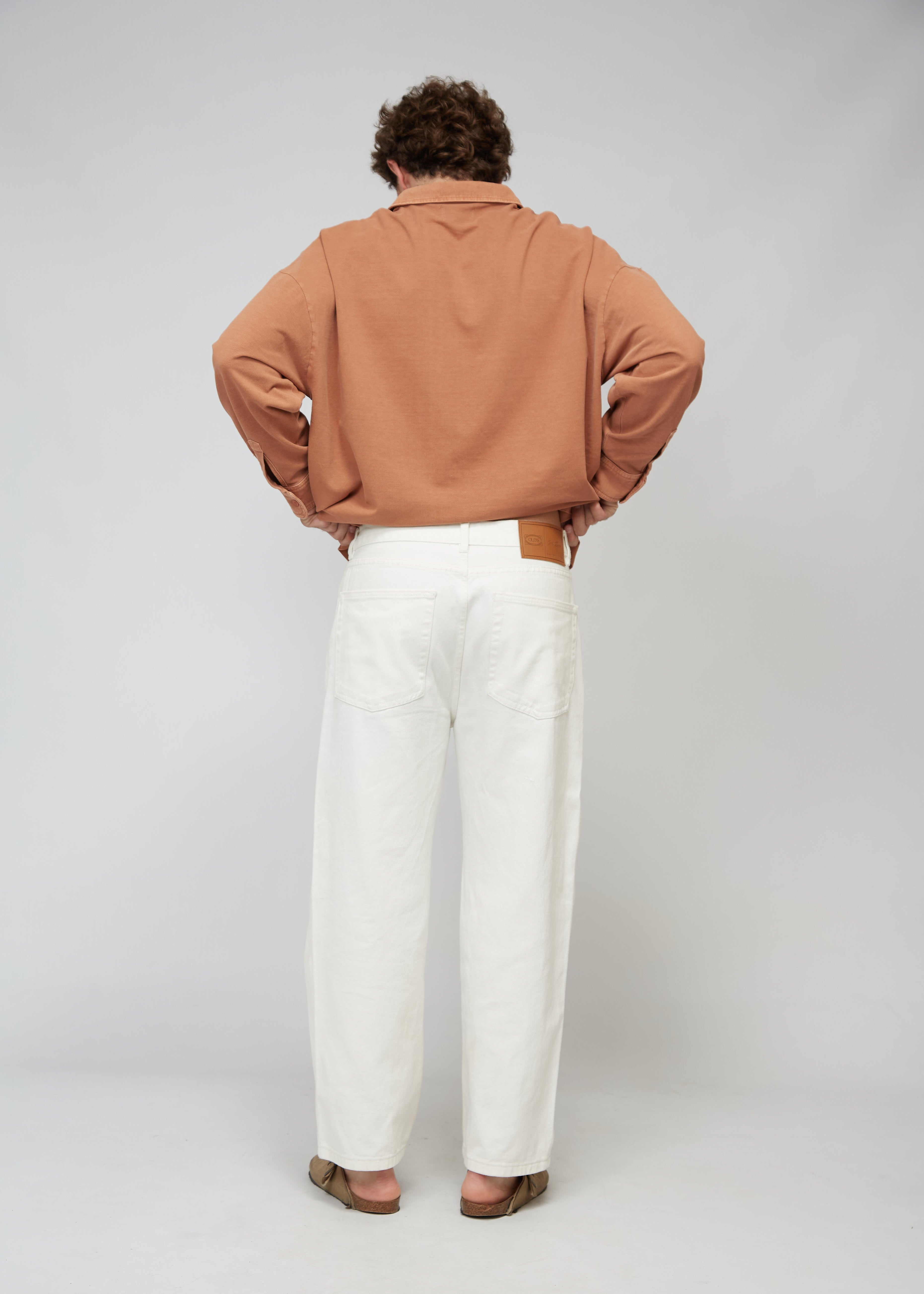 Pantalón Old's Denim blanco