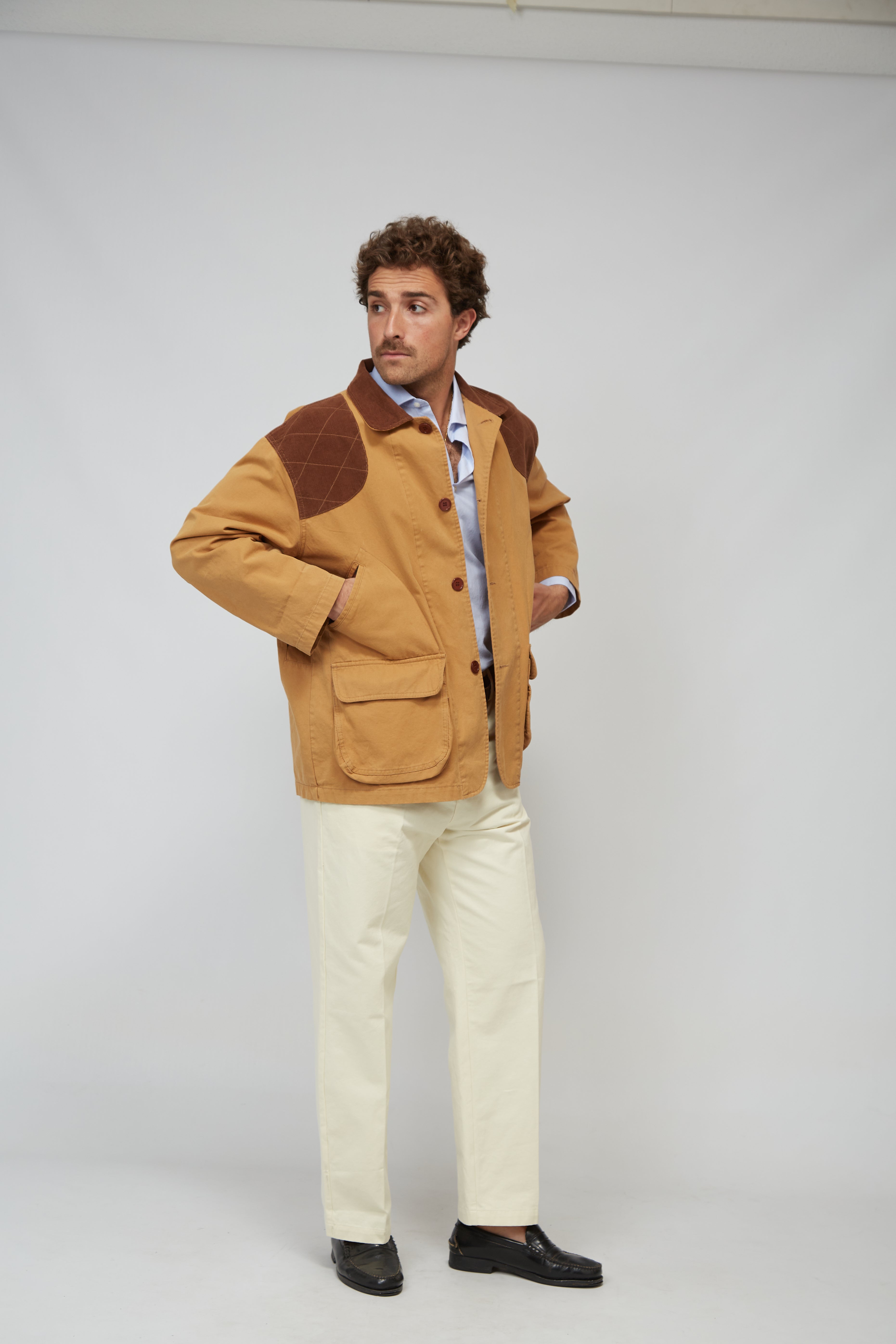 Chaqueta Cottage Camel