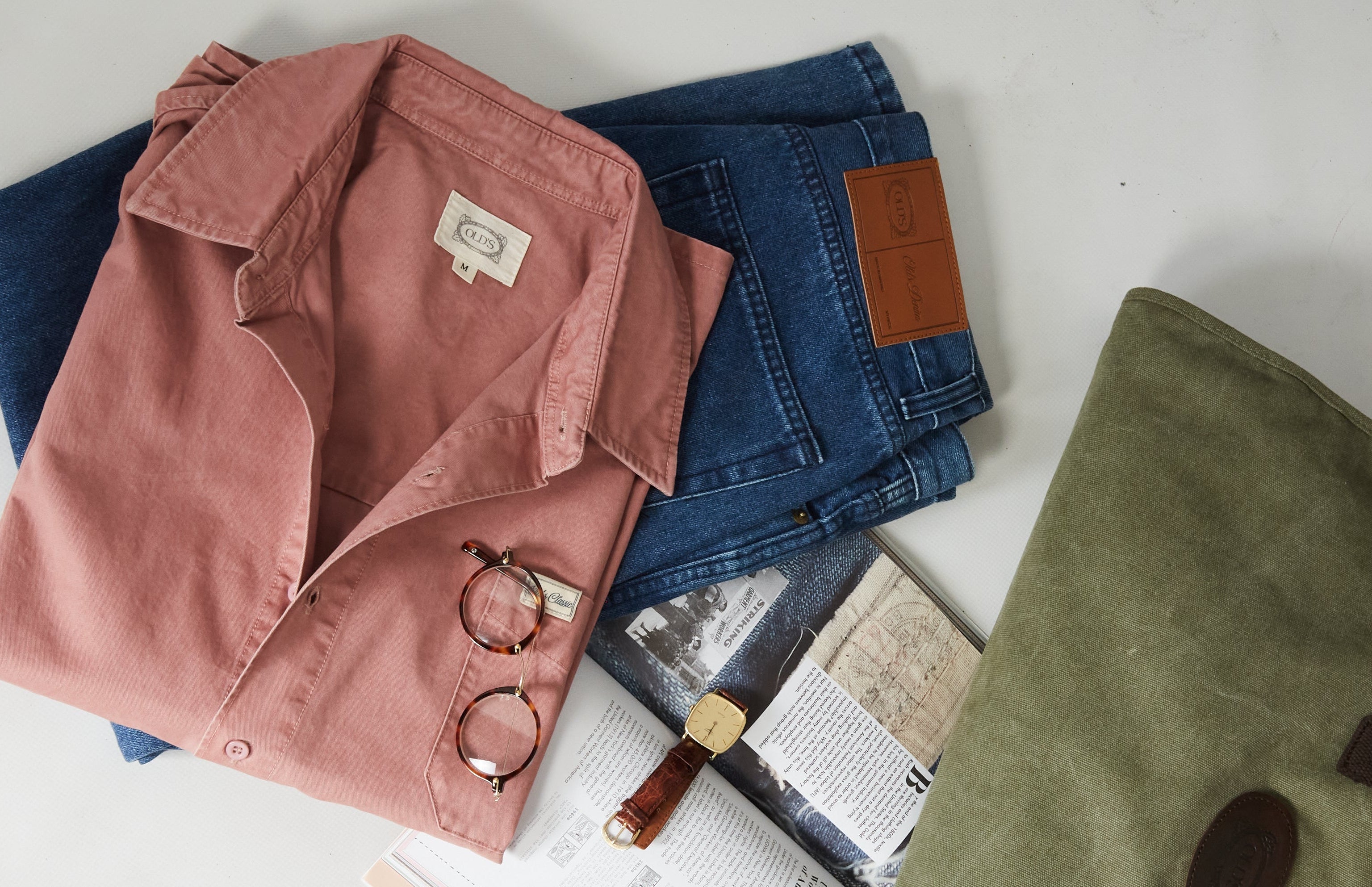 Pantalón Old's Denim oscuro