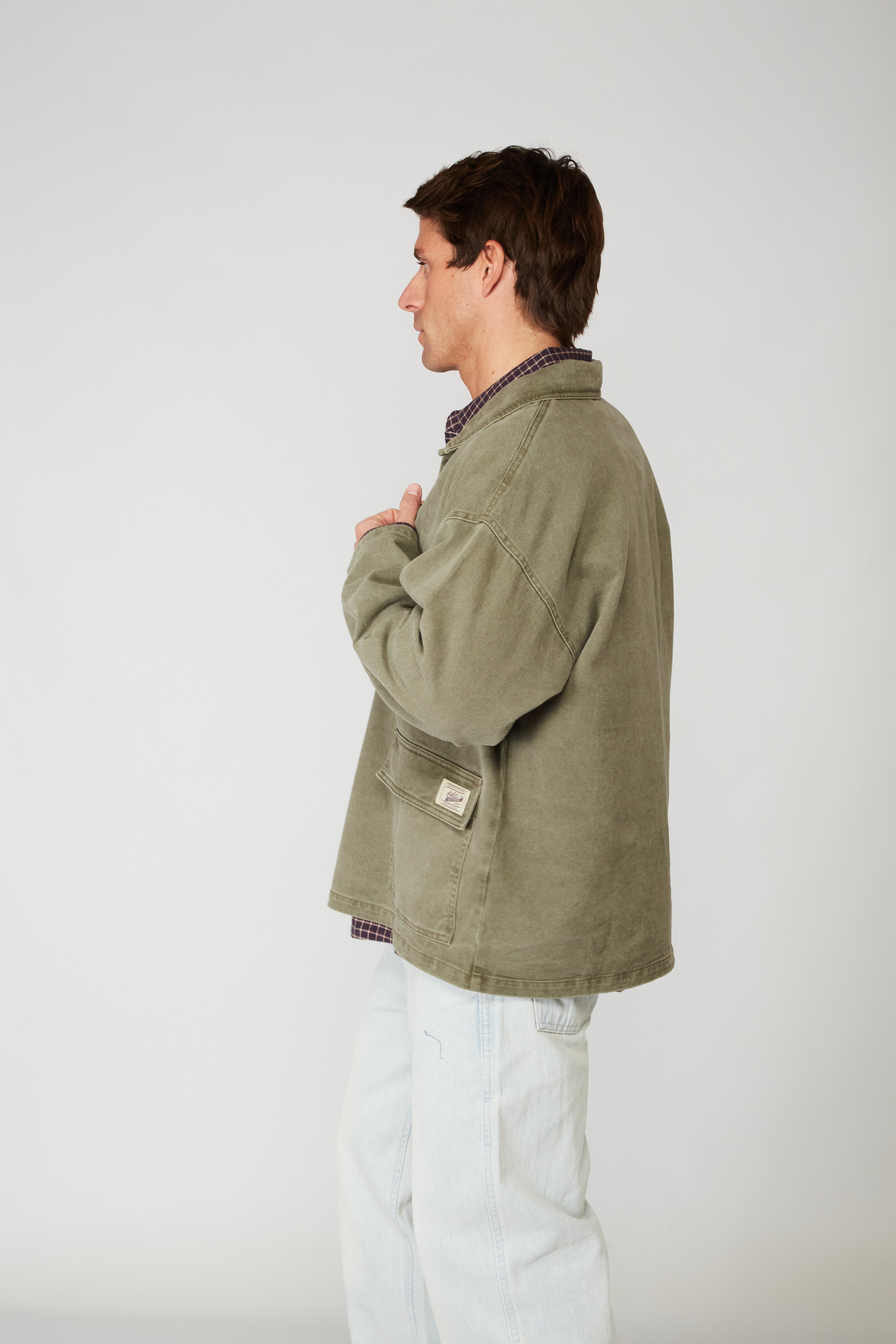 Chaqueta Denim Verde