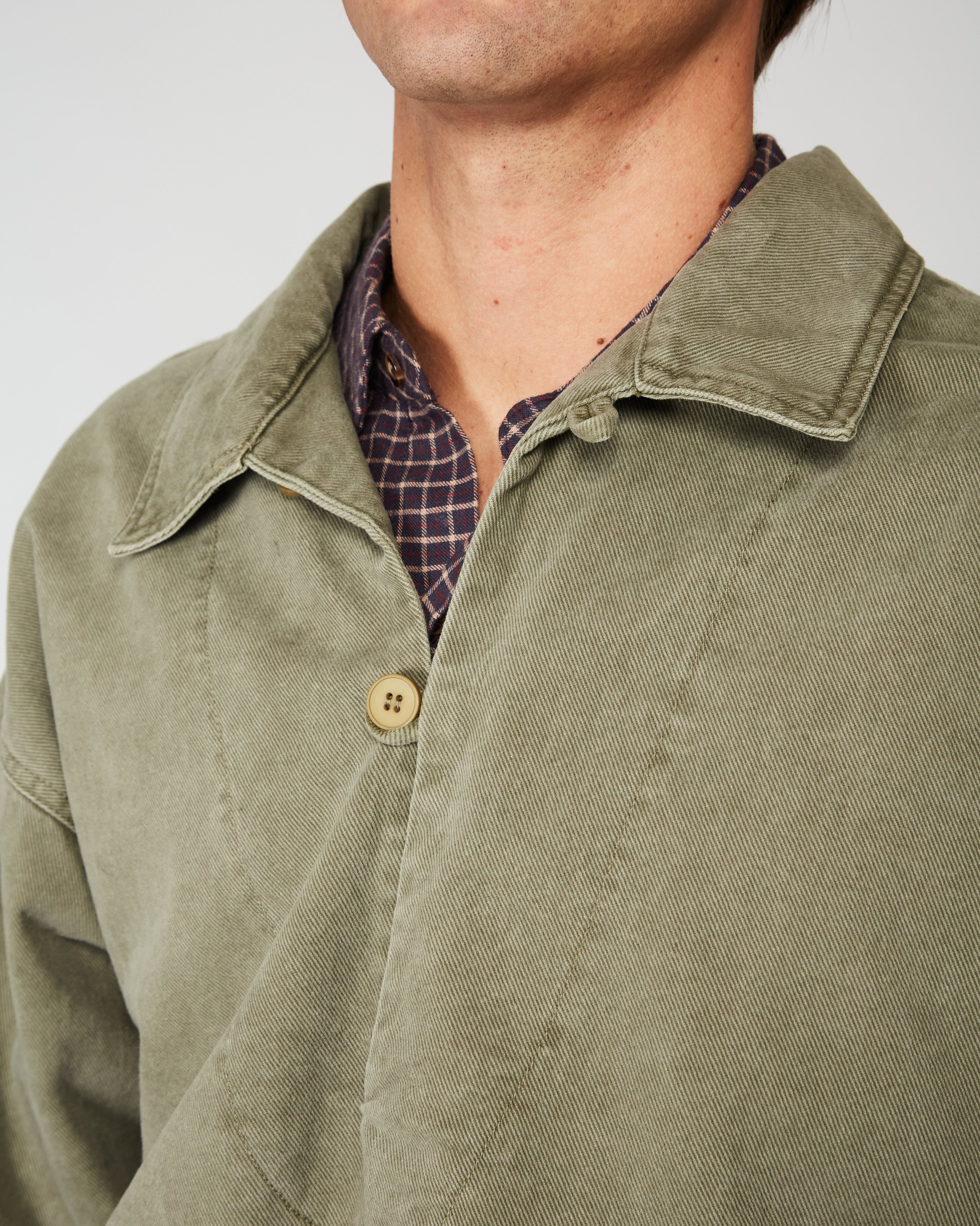 Chaqueta Denim Verde