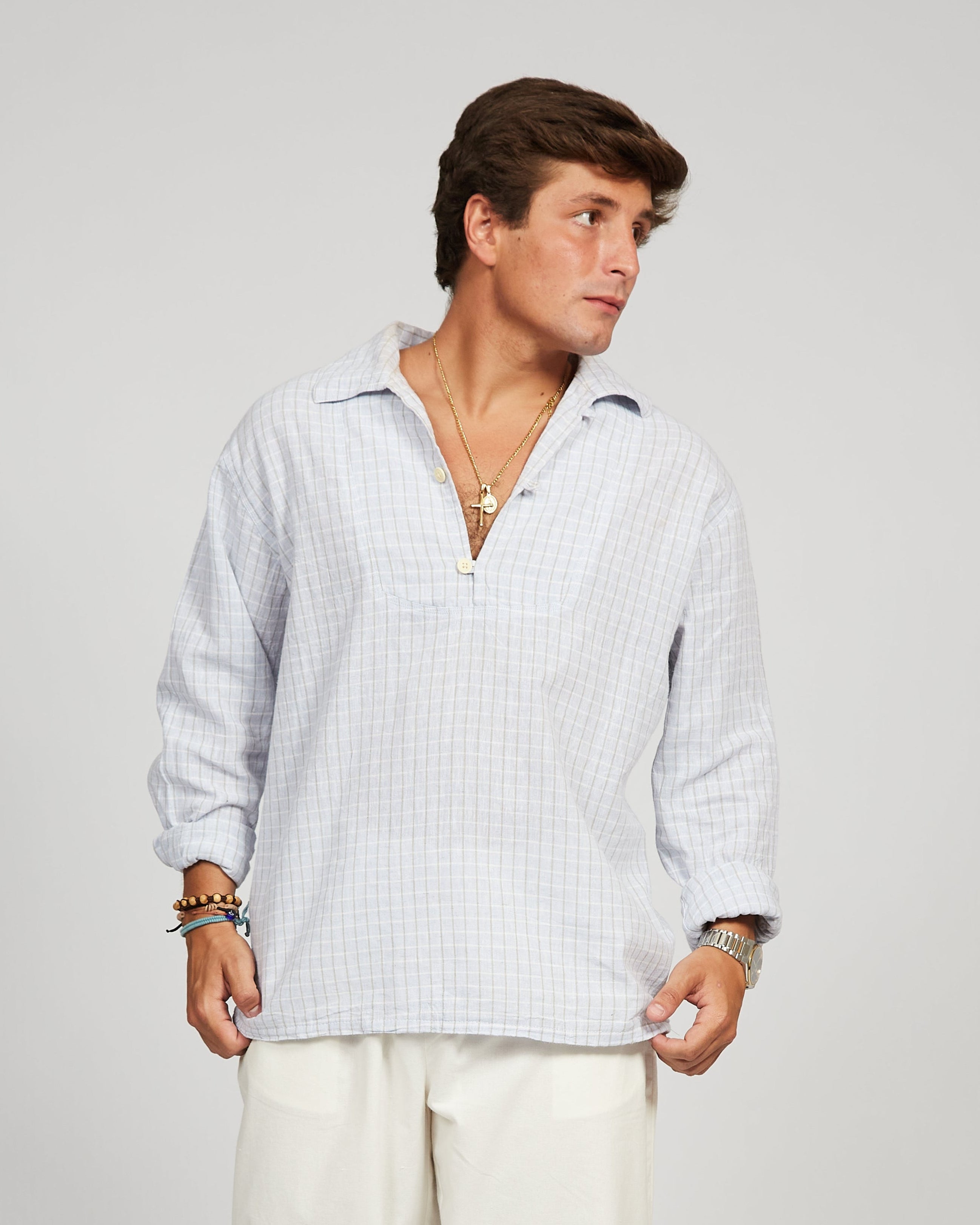 Camisa lino San Pietro