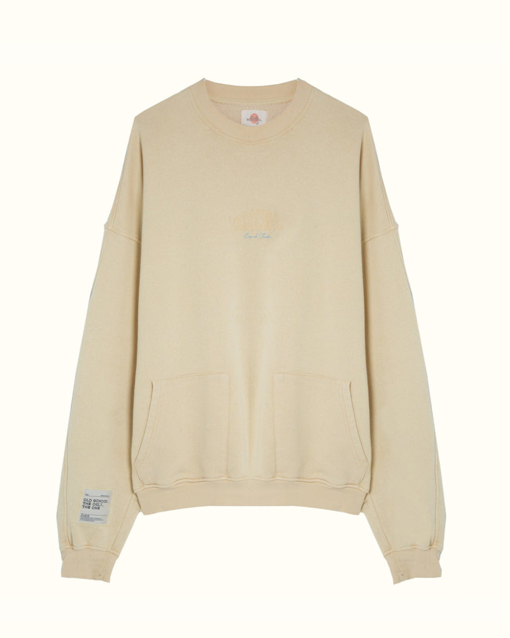 Sudadera Cannes Oversize Crema