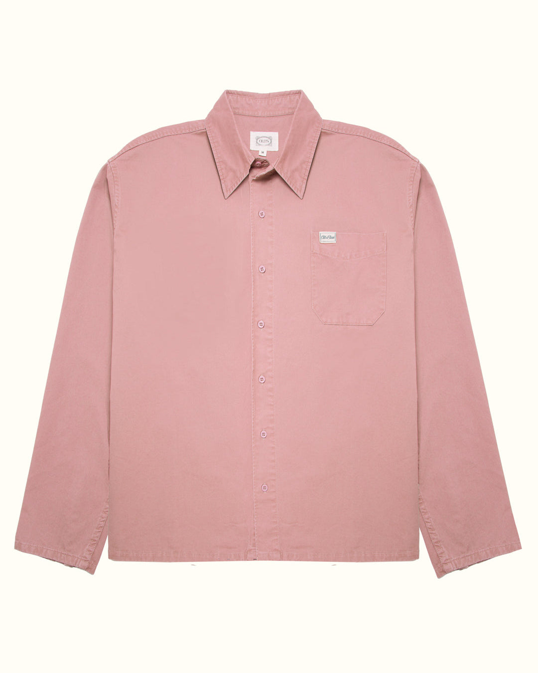 Camisa denim rosácea
