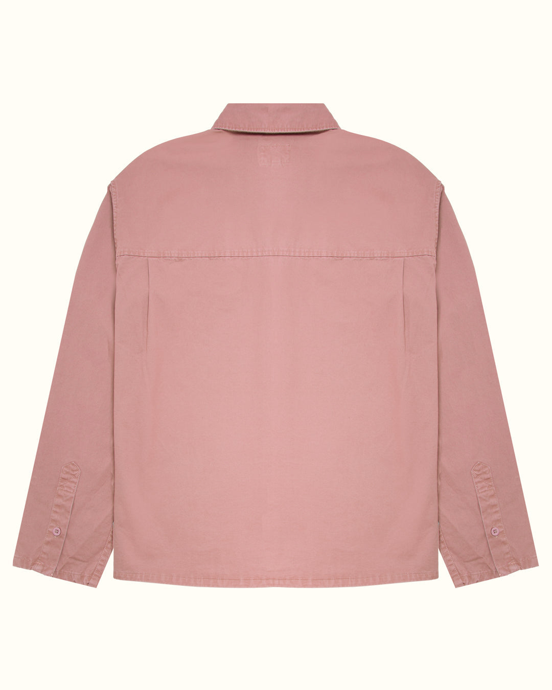 Camisa denim rosácea