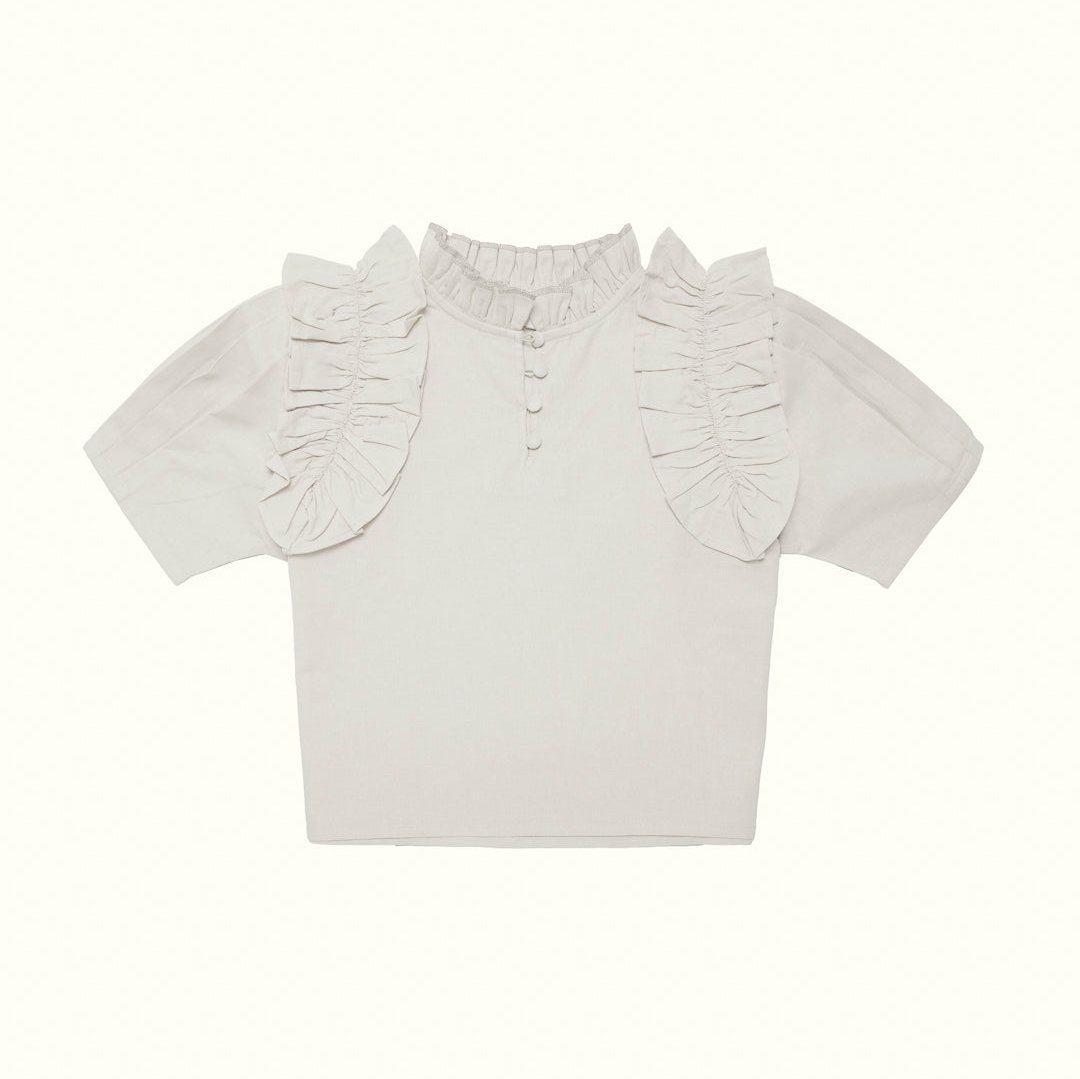 BLUSA DE LINO BLANCA HELIOS