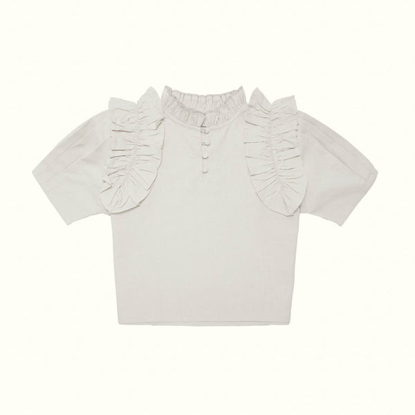 BLUSA DE LINO BLANCA HELIOS