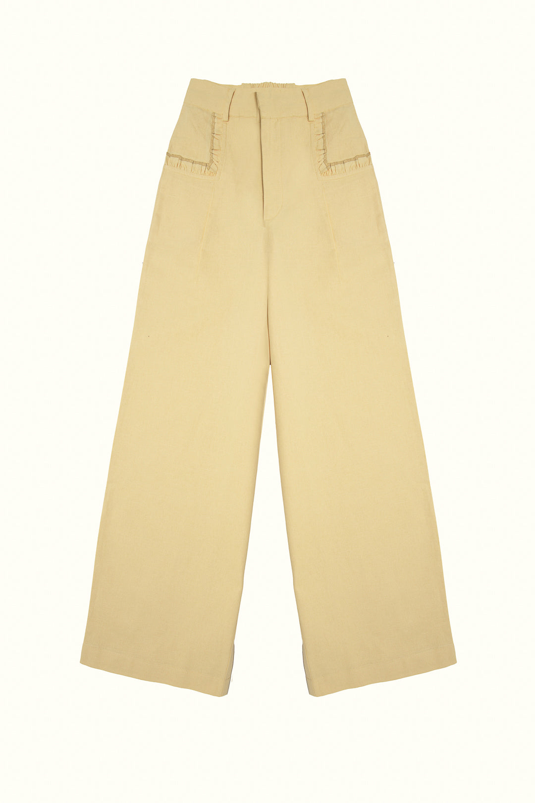 Pantalón Lino Amarillo Cybele
